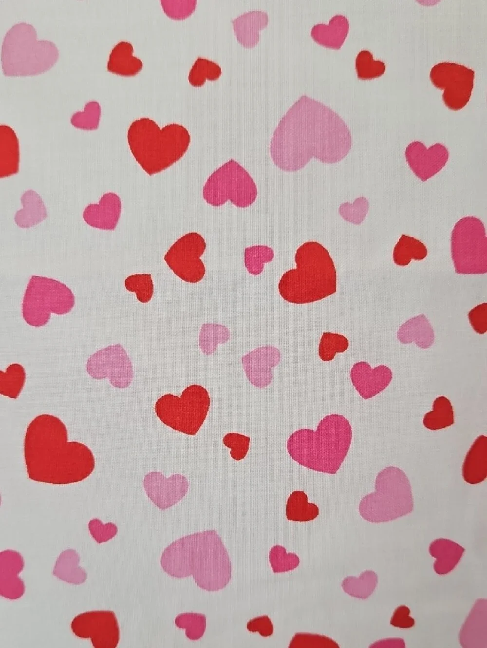 Kate Spade Pink Red Hearts Print cotton Twin Flat Sheet 1 Standard Pillowcase